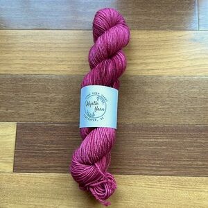 Indie Dyed Yarn Myrtle Yarn Nonsuperwash Worsted Merino Wool, Destash